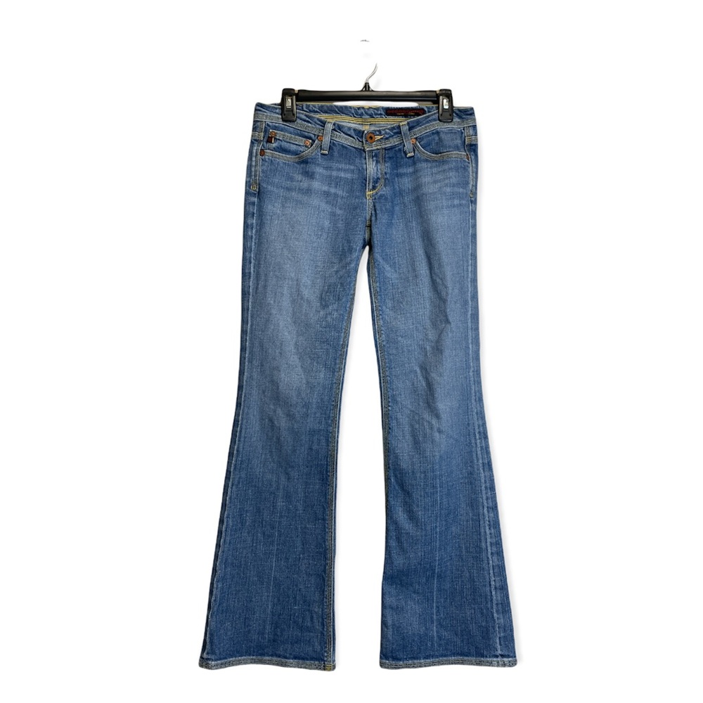 AG Adriano Goldschmeid Low Rise Medium Wash Flare Jeans - Size 28s